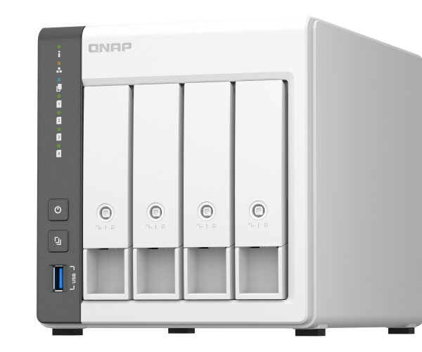 QNAP NAS TOWER 4BAY ARM 4CORE 2.0GHz 2XSATA 6GB/S 3.5