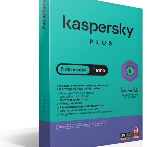 KASPERSKY PLUS 5DEV 1Y SUPERSLIMBOX IT