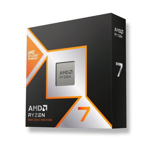 AMD CPU RYZEN 7, 9800X3D, AM5, 5.2GHZ 8 CORE, WOF
