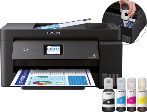 EPSON MULTIFUNZIONE INK A3 COLORE, ECOTANK ET-15000, 24PPM, ADF, FRONTE/RETRO, USB/LAN/WIFI - 4 IN 1
