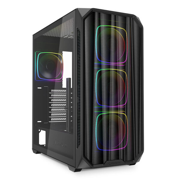SHARKOON CASE AK5M RGB ATX BLACK