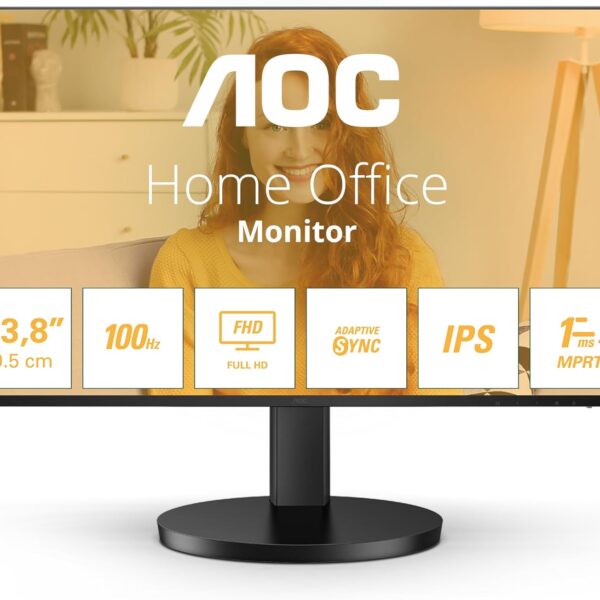 AOC MONITOR 23,8 LED IPS FHD 16:9 1MS 250 CDM 120hz, VGA/HDMI, MULTIMEDIALE