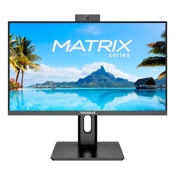 YASHI MONITOR 24 LED IPS 16:9 FHD 1MS 300 CDM, WEBCAM, DP/HDMI, PIVOT, MULTIMEDIALE
