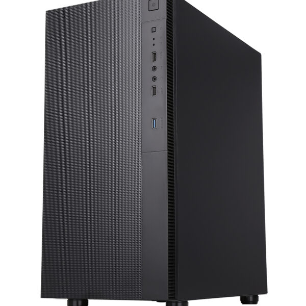 ITEK CASE SYLENT 03 - SILENT MIDDLE TOWER, USB3, 3X12CM FAN,  RIVEST. FONOASSORBENTE