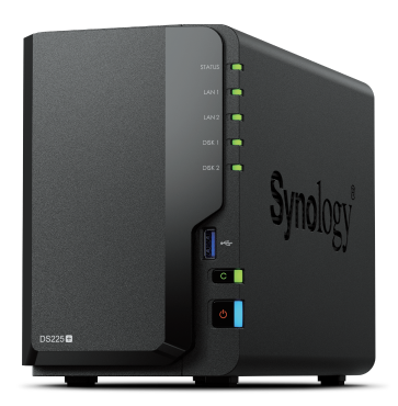 SYNOLOGY NAS TOWER DS225+ X 2HD 3.5