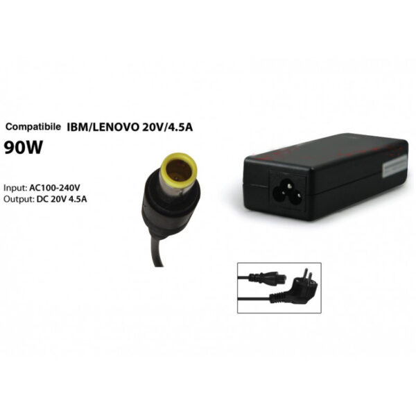 Alim. x nb lenovo 20v 90w 4,5a 7,9*5,5mm tecno 7043