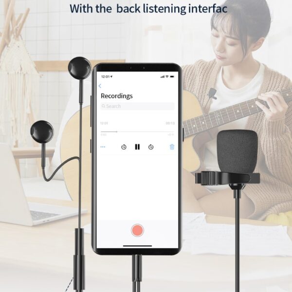 Microfono per smartphone conn. jack 3,5