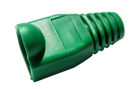 Copriconnettore per plug rj45 verde confezione 10 pz.