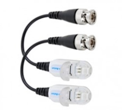Coppia balun passivo bnc a innesto water-proof
