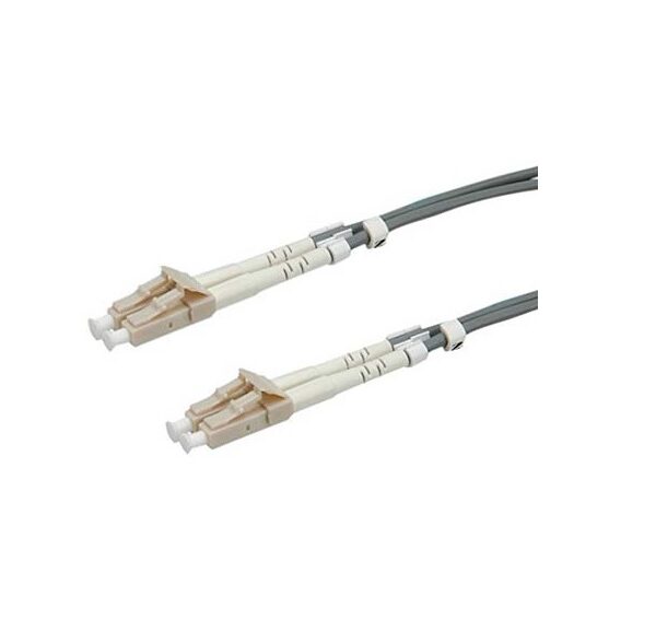 Cavo fibra ottica 0,5mt connettori lc-lc 50/125 om3 multi. blue