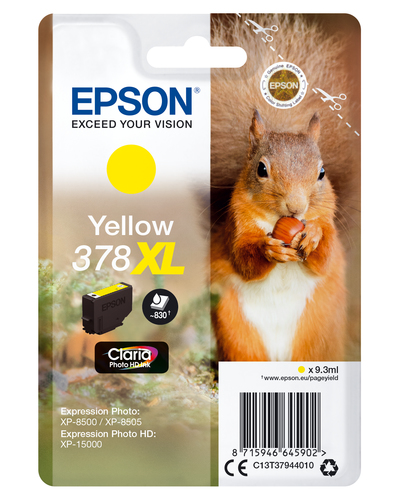 EPSON CART INK GIALLO SCOIATTOLO 378XL