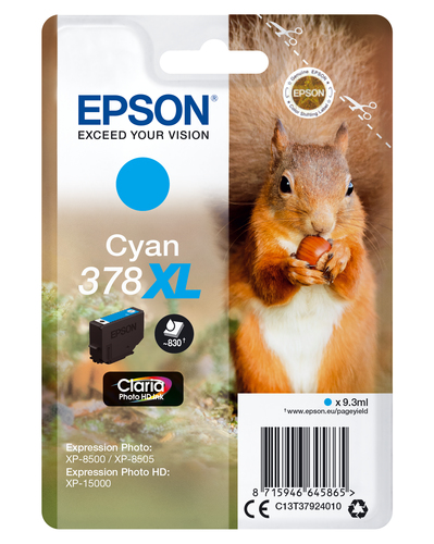 EPSON CART INK CIANO SCOIATTOLO 378XL
