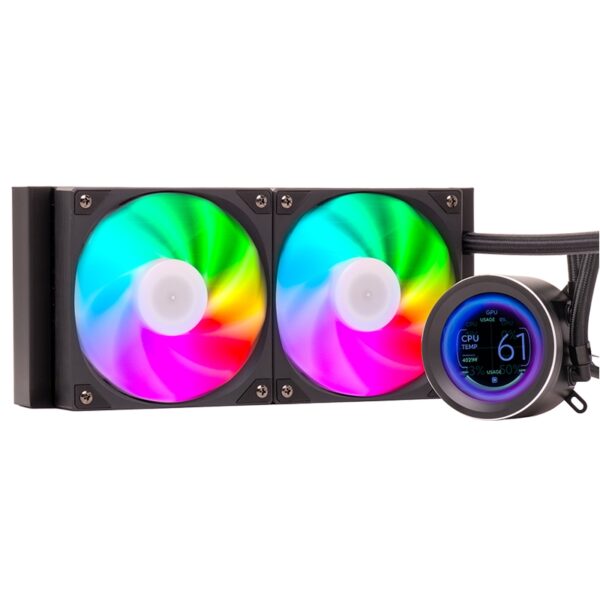 Dissipatore a liquido itek arctic sphere lcd 240 argb lcd 2,8"