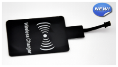 Adattatore ricarica wireless per smartphone micro usb tc-qi-04