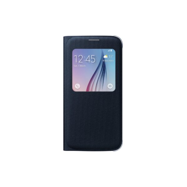 Cover s view samsung black per galaxy s6/s6 edge ef-cg920bbegww