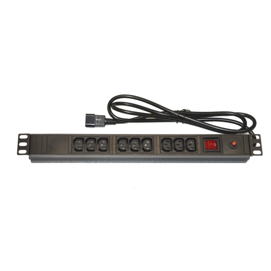 Multipresa 9p per rack 19