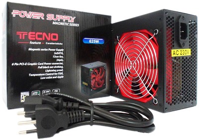 Alim. atx 625w tecno ventola 12cm silenzioso retail