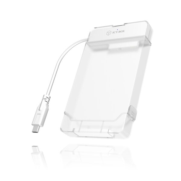Box per hard disk 2,5 icy box ib-ac703 type-c inclusa protezione