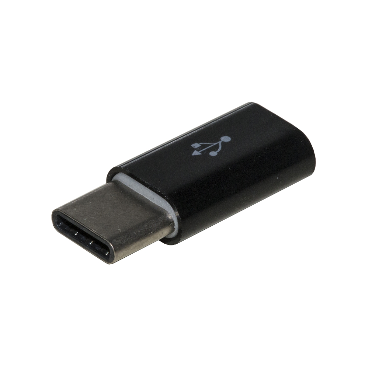 Adattatore usb type c maschio a micro usb femmina nero link