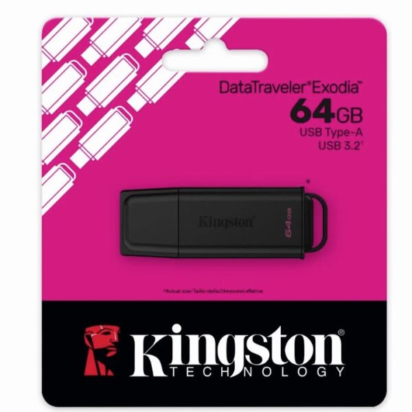 Pen drive 64gb usb 3.2 kingston dtxg2/64gb exodia gen2