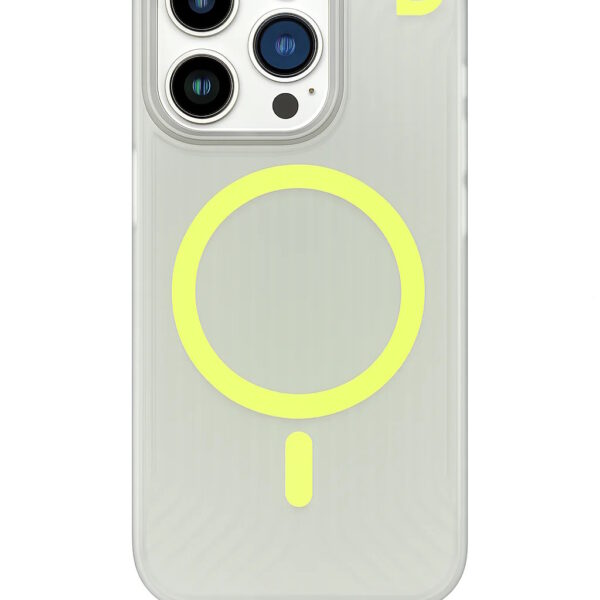 IDUDE COVER TANK MAGSAFE NEON IPHONE 14 GIALLO