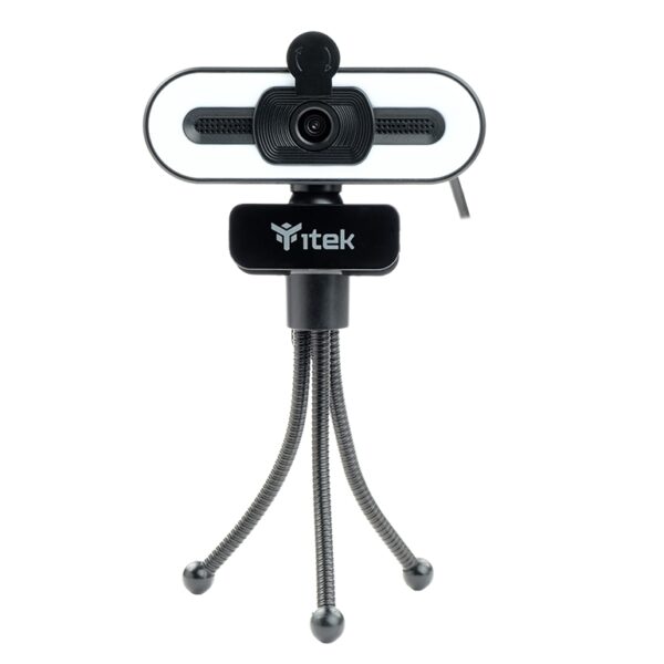Webcam itek w401l full hd 30fps +microfono led 3 mode treppiede