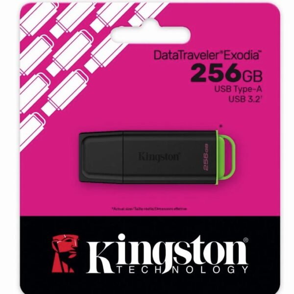 Pen drive 256gb usb 3.2 kingston dtxg2/256gb exodia gen2
