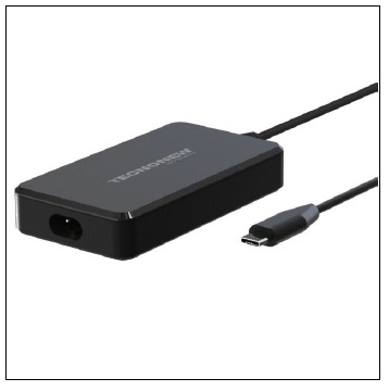 Alim. per nb/tablet/pc/macbook usb type-c 65w tecnonew tn-856c