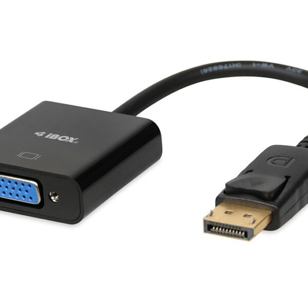 Adattatore displayport-m to vga-f ibox ris. full hd
