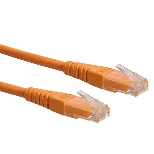 ROLINE CAVO UTP PATCHCORD CAT.6/CLASS E, ARANCIO, 1M