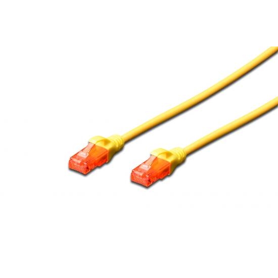 Cavo rete cat.6 5mt rame colore giallo lszh