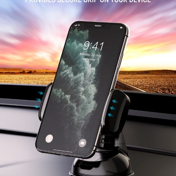 Supporto per smartphone da auto a ventosa devia