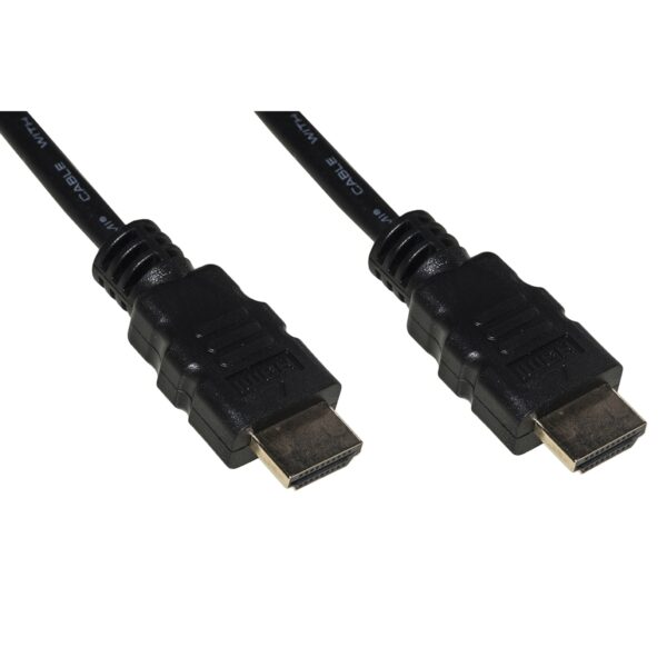 Cavo hdmi 1mt m/m schermato black
