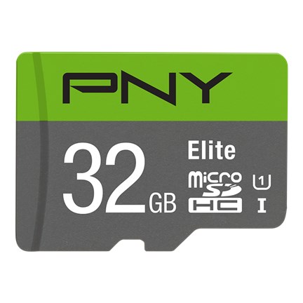 Micro sd 32gb pny elite classe 10 uhs-i con adattatore
