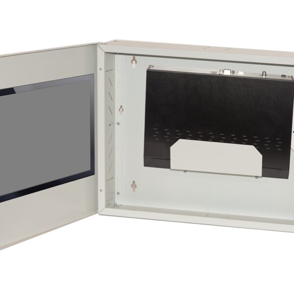 Armadio/box a muro per dvr/nvr link con serratura vesa su sport.
