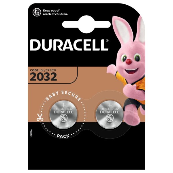 Batterie duracell al litio dl/cr2032 3v a bottone conf. 2pz