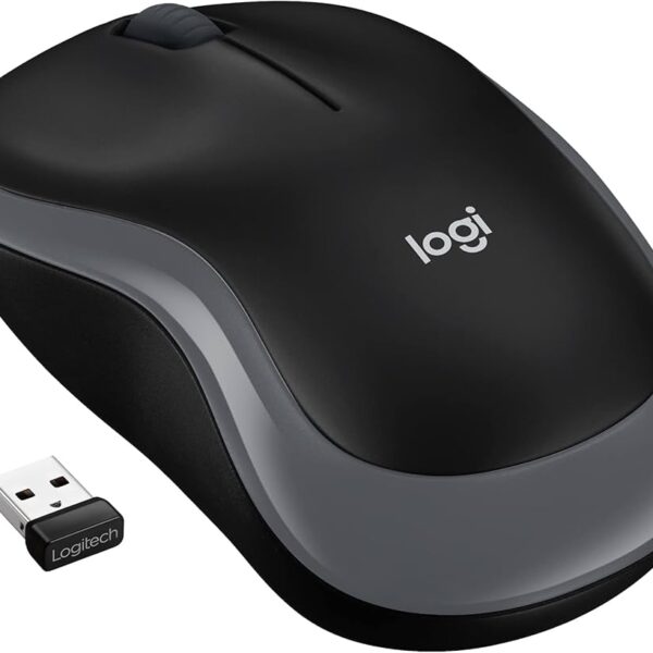 Mouse wireless logitech m185 usb black/antracite